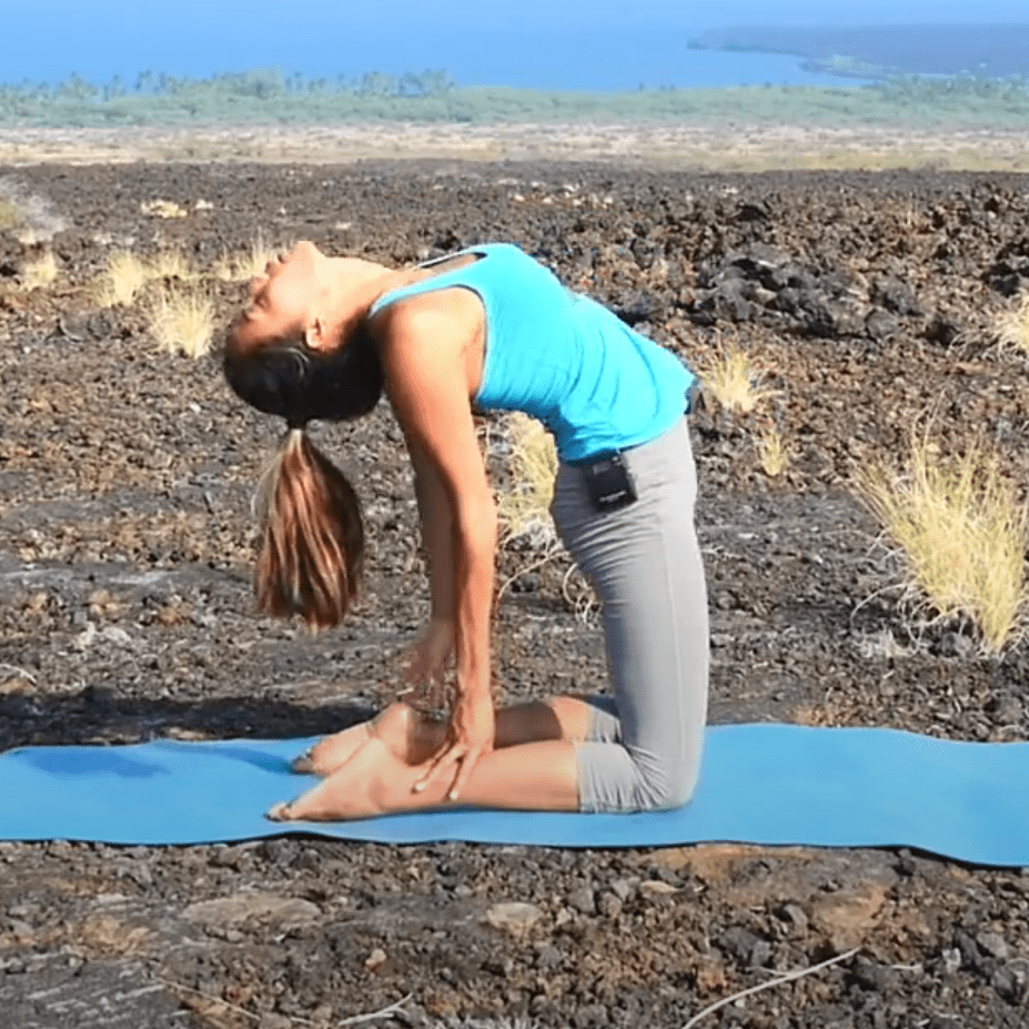 Camel and Chair Yoga Pose