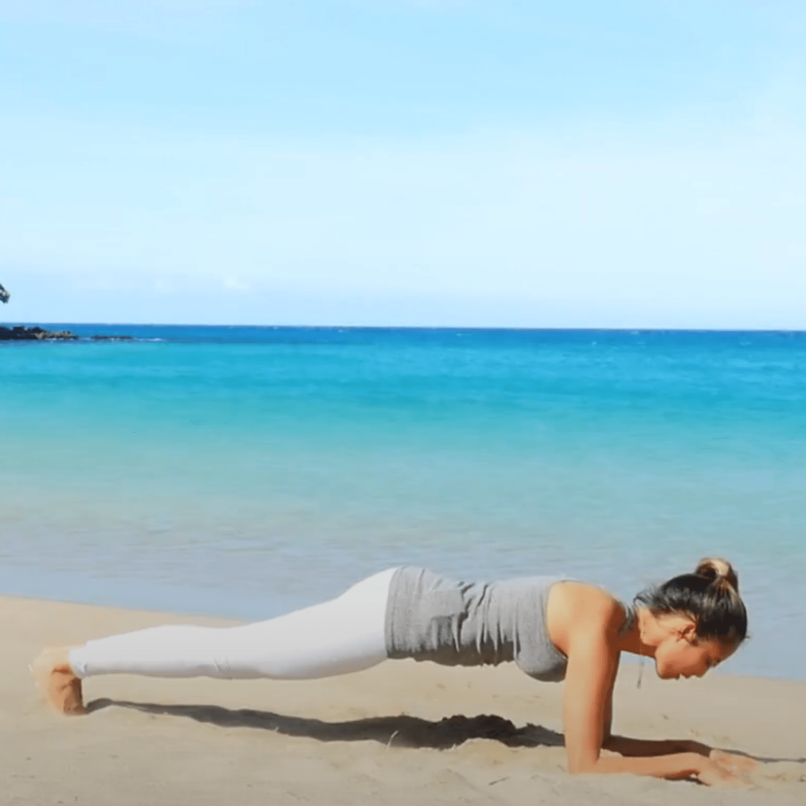 Dolphin Plank and Puppy Pose