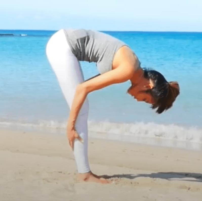 Forward Bend Yoga Pose