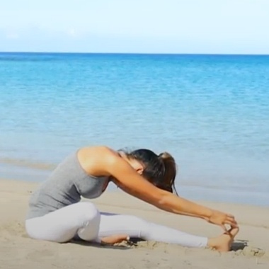 Head to Knee Forward Bend Yoga Pose